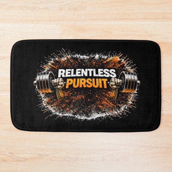 Item preview, Relentless Pursuit Gym Motivation Discipline Training Design designed and sold by Wolf Garage.
