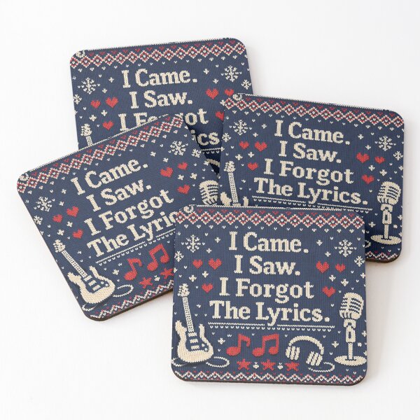 Item preview, I Forgot The Lyrics Funny Music Knitting Pattern designed and sold by Mauswohn.