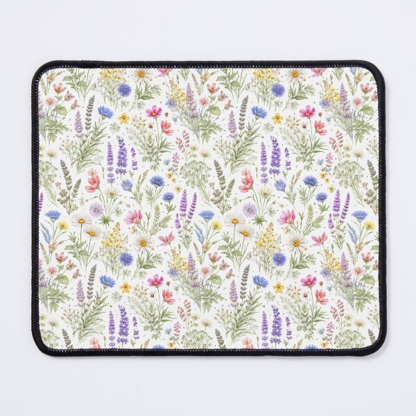 Item preview, Wildflower Medley Botanical Pattern designed and sold by Delfyn Studios.