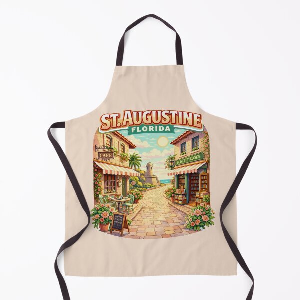 Item preview, St. Augustine Florida Cottagecore Café and Bookstore designed and sold by Myra365Art.