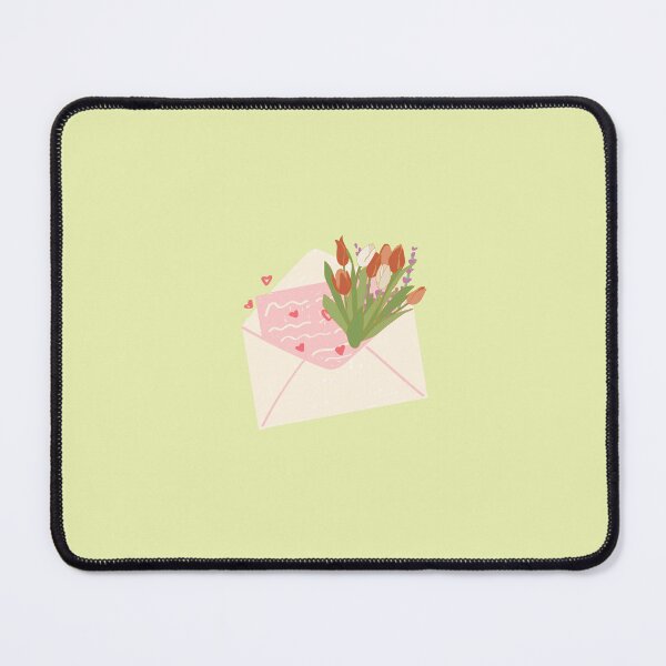 Item preview, Romantic Love Letter & Tulips - Aesthetic Snail Mail Stationery Art designed and sold by Akira Design Store.
