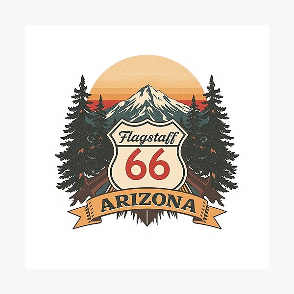 Item preview, Route 66, Flagstaff Arizona  designed and sold by PamLeeDesign.