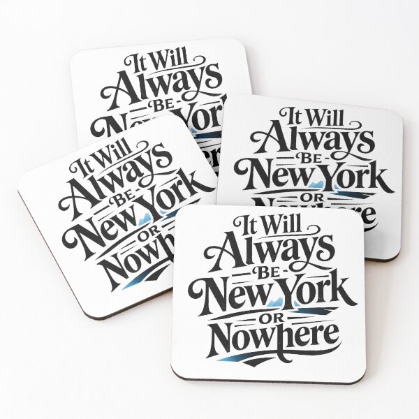 Item preview, It will always be new York or nowhere  designed and sold by trendie-tees.