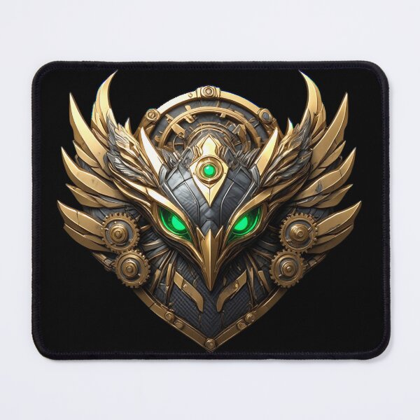 Item preview, Royal Auric Gryfon Head Crest - Luxury 24k Gold Shield Emblem designed and sold by Gryfonarts.