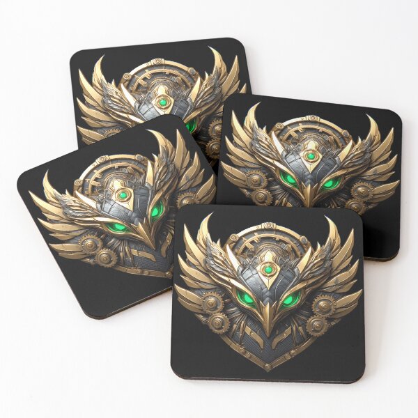 Item preview, Royal Auric Gryfon Head Crest - Luxury 24k Gold Shield Emblem designed and sold by Gryfonarts.