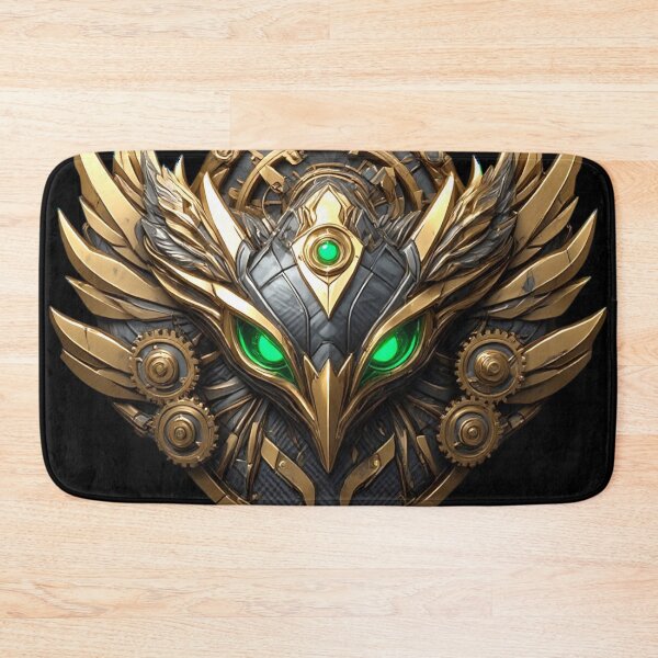 Item preview, Royal Auric Gryfon Head Crest - Luxury 24k Gold Shield Emblem designed and sold by Gryfonarts.