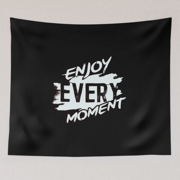 Item preview, Enjoy Every Moment Inspirational Brush Typography designed and sold by Bulk store .