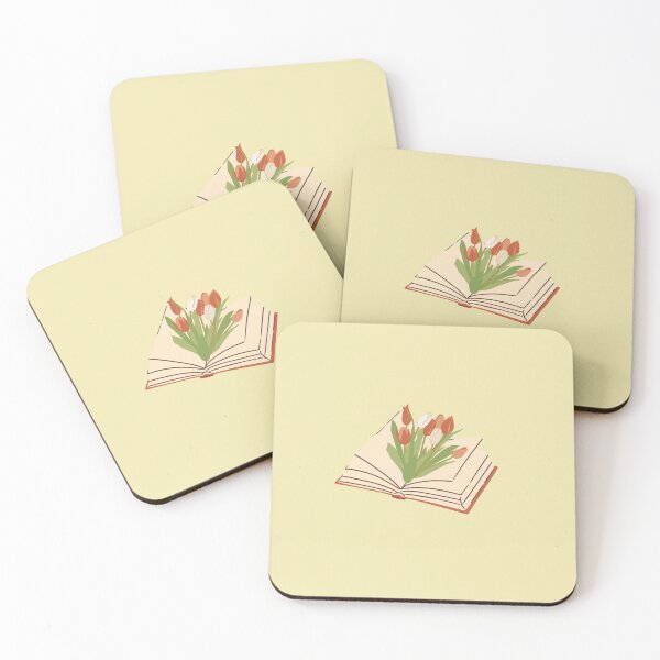 Item preview, Vintage Floral Book Illustration - Aesthetic Tulips Cottagecore Art designed and sold by Akira Design Store.