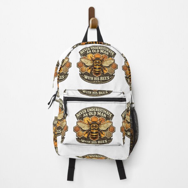Item preview, Vintage Beekeeping Saying Never Underestimate Old Man With Bees designed and sold by Pawsome Quotes.