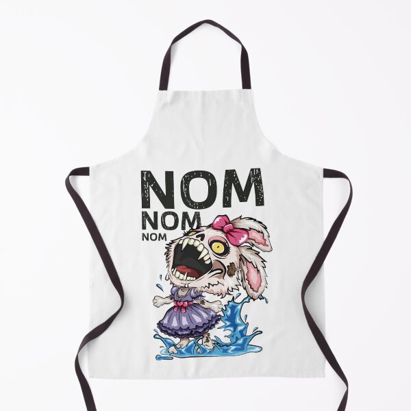 Item preview, Nom Nom Nightmare – Creepy Cute Zombie Bunny in Dress designed and sold by Azure-Snow.