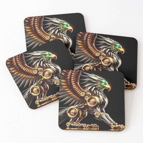 Item preview, Cyber-Victorian Gold Gryfon - Ornate Industrial Steampunk designed and sold by Gryfonarts.