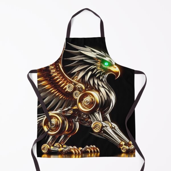 Item preview, Cyber-Victorian Gold Gryfon - Ornate Industrial Steampunk designed and sold by Gryfonarts.