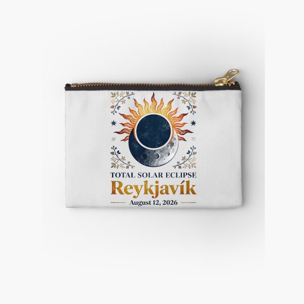 Item preview, Reykjavik Total Solar Eclipse 2026 Boho Botanical Style designed and sold by Trendsecne.
