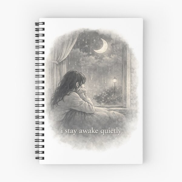 Item preview, I Stay Awake Quietly designed and sold by ByKubraArt.