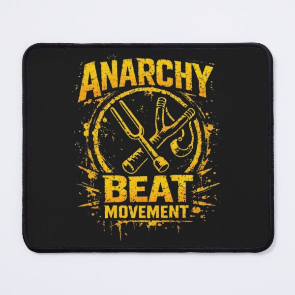 Item preview, Anarchy Beat Movement – Raw Rhythm Punk Badge Tee designed and sold by wanado.