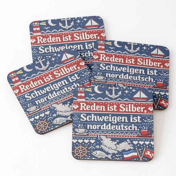 Item preview, Speech is silver, silence is North German knitting pattern designed and sold by Mauswohn.