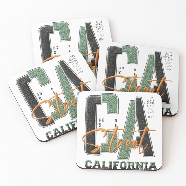 Item preview, Vintage California CA Street Varsity Embroidery Style designed and sold by Bulk order available .