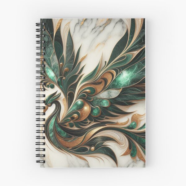 Item preview, Emerald Phoenix Marble Wings Art- Design 2. designed and sold by Artist Bishhnu Banerji.
