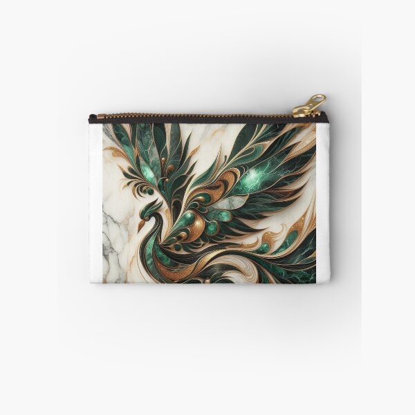 Item preview, Emerald Phoenix Marble Wings Art- Design 2. designed and sold by Artist Bishhnu Banerji.