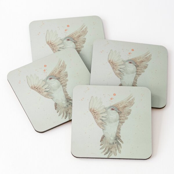Item preview, Dove in flight, bird art design, white dove, peace dove designed and sold by Garry Greenwood.