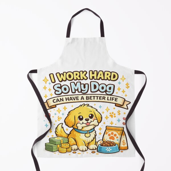 Item preview, I Work Hard So My Dog Can Have A Better Life - Funny Design for all the dog lovers designed and sold by AZPrintz.