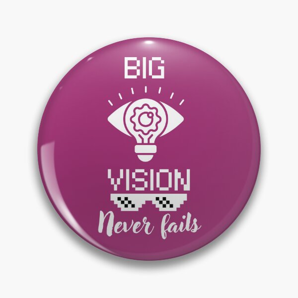 Item preview, Big vision Never fails - Motivational t-shirt designed and sold by shoppersgallery.