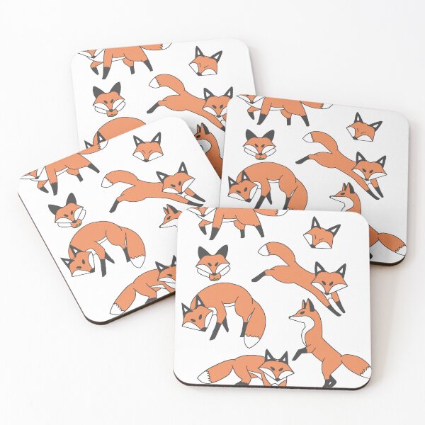 Item preview, cute little fox pattern designed and sold by Kan digital art.