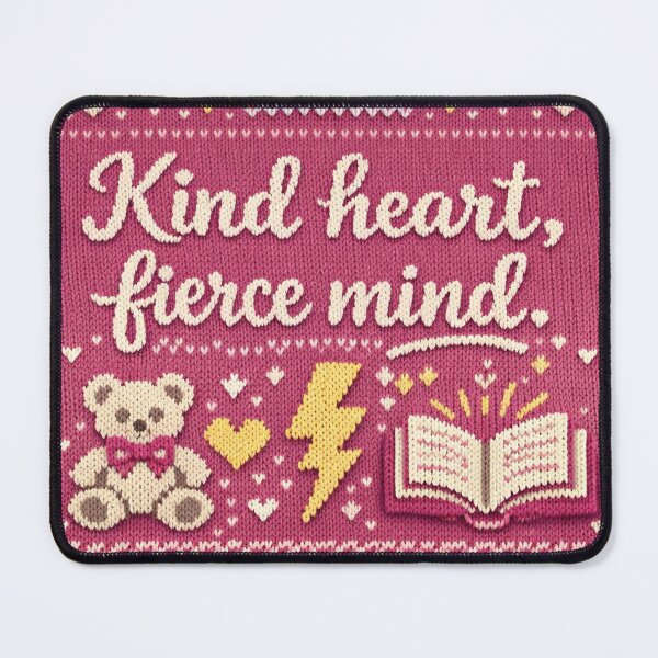 Item preview, Kind Heart Fierce Mind, girls' knitting pattern designed and sold by Mauswohn.