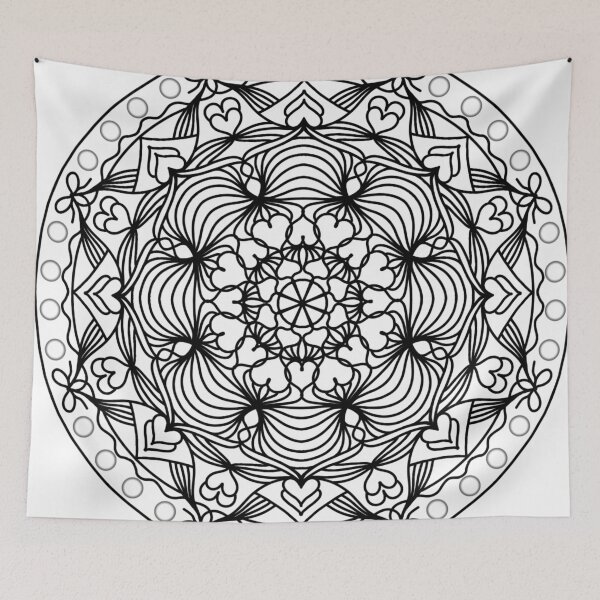 Item preview, detailed mandala designed and sold by Anna's Gallery.