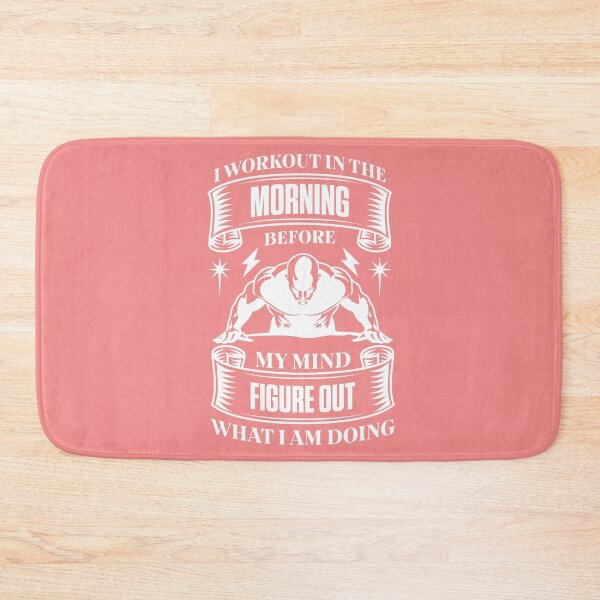 Item preview, Funny Morning Workout Graphic - Mind Figure Out Fitness Quote designed and sold by Abaseen.