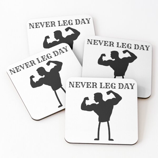 Item preview, Never Leg Day Funny Gym T-Shirt – Workout Humor Fitness Tee designed and sold by poomfitshirt.