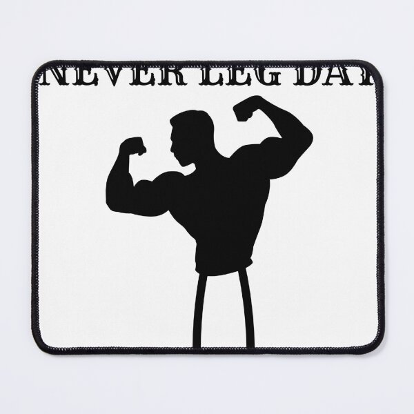 Item preview, Never Leg Day Funny Gym T-Shirt – Workout Humor Fitness Tee designed and sold by poomfitshirt.