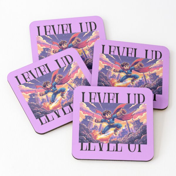 Item preview, Pixel Art Superhero Level Up - Retro Gamer Motivation designed and sold by Saixor.