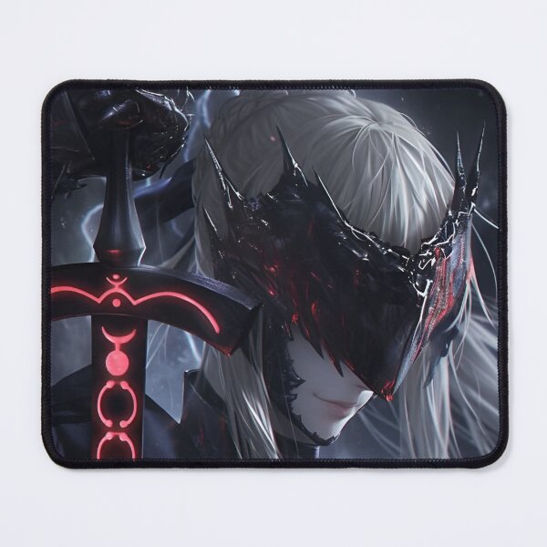 Item preview, Alter Saber - Crimson Eclipse Knight – Dark Masked Anime Warrior designed and sold by Dyan4.