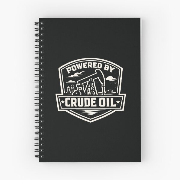Item preview, Powered by Crude Oil - Oil and Gas Petroleum Industry Badge designed and sold by SplashTastic.
