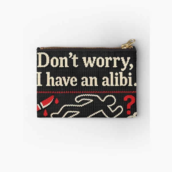 Item preview, Don't Worry I Have An Alibi Crime Knitting Pattern designed and sold by Mauswohn.
