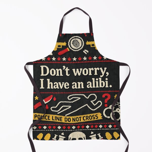 Item preview, Don't Worry I Have An Alibi Crime Knitting Pattern designed and sold by Mauswohn.