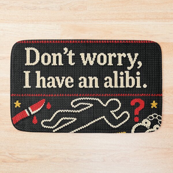 Item preview, Don't Worry I Have An Alibi Crime Knitting Pattern designed and sold by Mauswohn.