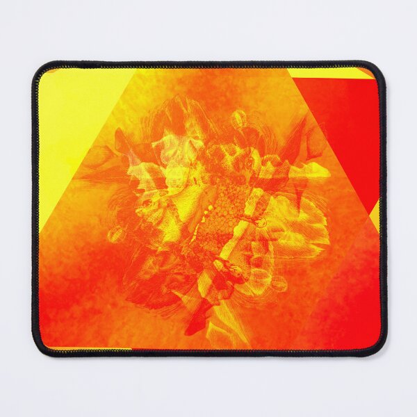 Item preview, Orange yellow triangle composition a0509 designed and sold by liquid-print.