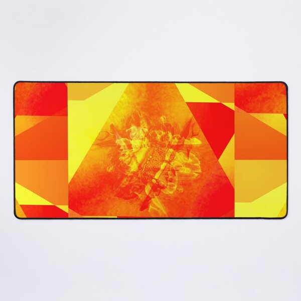 Item preview, Orange yellow triangle composition a0509 designed and sold by liquid-print.