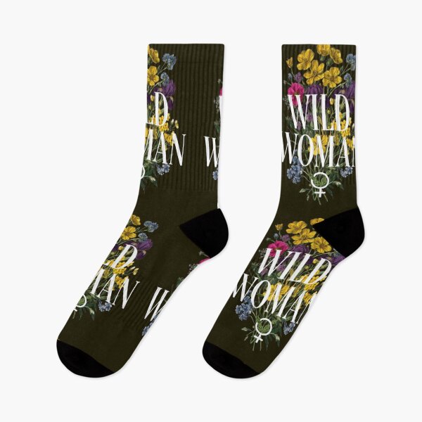 Item preview, Vibrant Floral Wild Woman Empowerment Graphic designed and sold by Syrupulse.