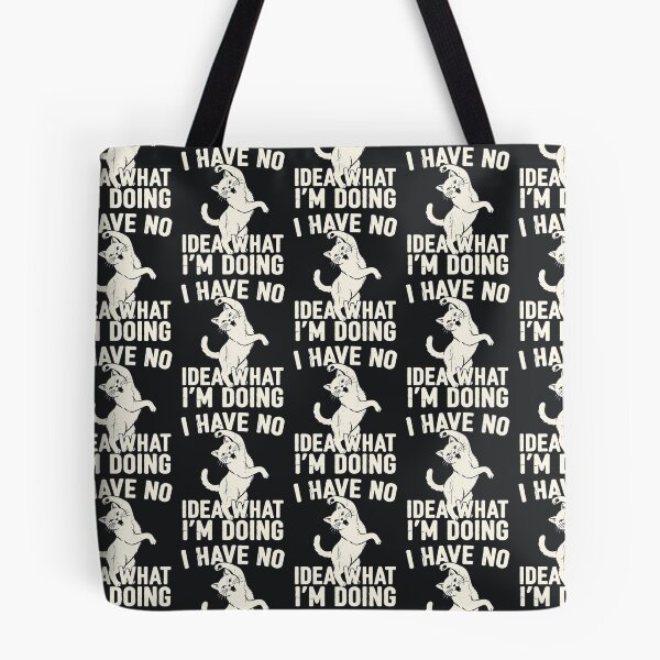 Item preview, I Have No Idea What I’m Doing – Funny sarcastic Cat Quote designed and sold by Taans-Creation.