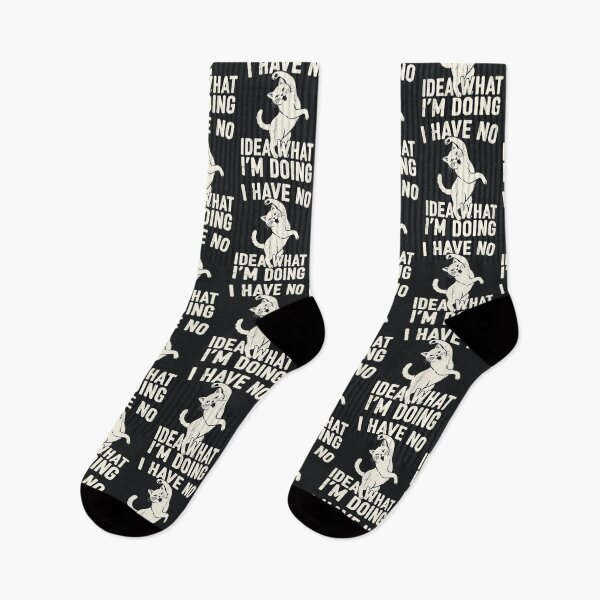Item preview, I Have No Idea What I’m Doing – Funny sarcastic Cat Quote designed and sold by Taans-Creation.