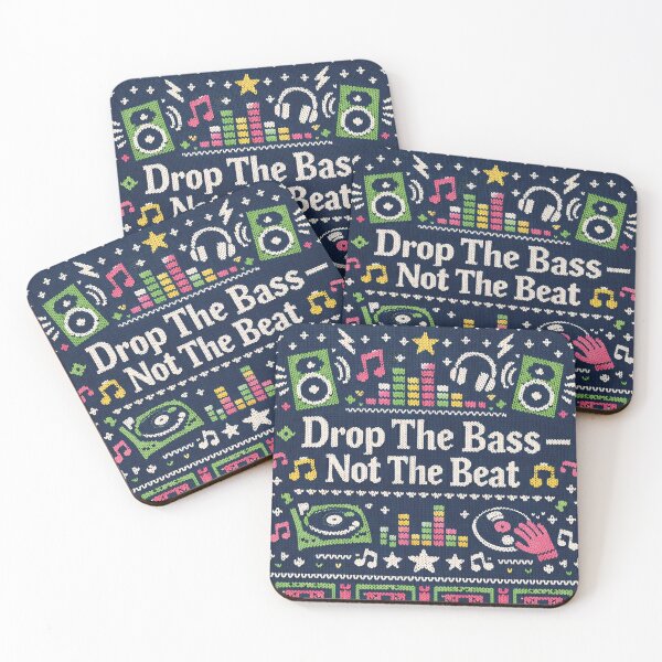 Item preview, Drop The Bass Not The Beat Knitting Pattern designed and sold by Mauswohn.