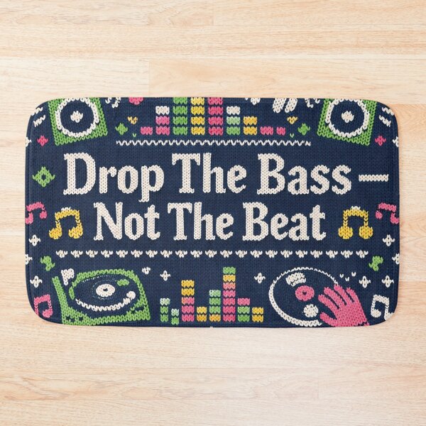Item preview, Drop The Bass Not The Beat Knitting Pattern designed and sold by Mauswohn.