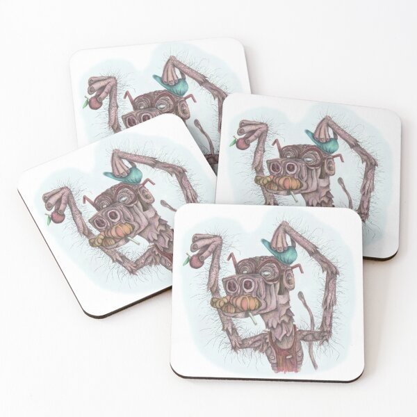 Item preview, Mutant monkey with apple a0412 designed and sold by liquid-print.