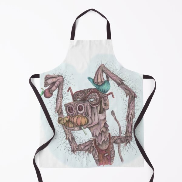 Item preview, Mutant monkey with apple a0412 designed and sold by liquid-print.