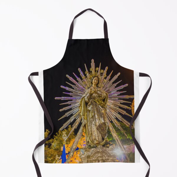 Item preview, Religious Night Procession With Illuminated Arch, Radiant Virgin Mary Statue, and Decorative Lights designed and sold by Nmallia.
