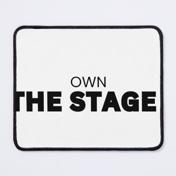 Item preview, Own The Stage Bold Minimal Statement Shirt designed and sold by Mzsoundculture.
