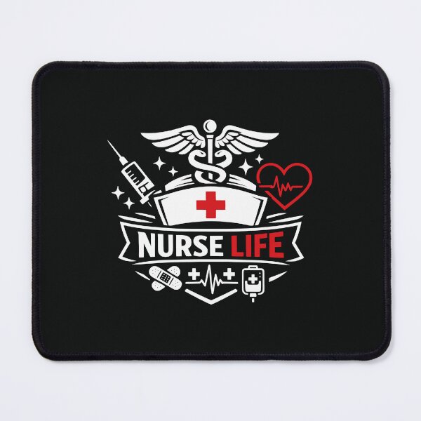 Item preview, Nurse Life - Nursing Healthcare Professional Badge designed and sold by SplashTastic.